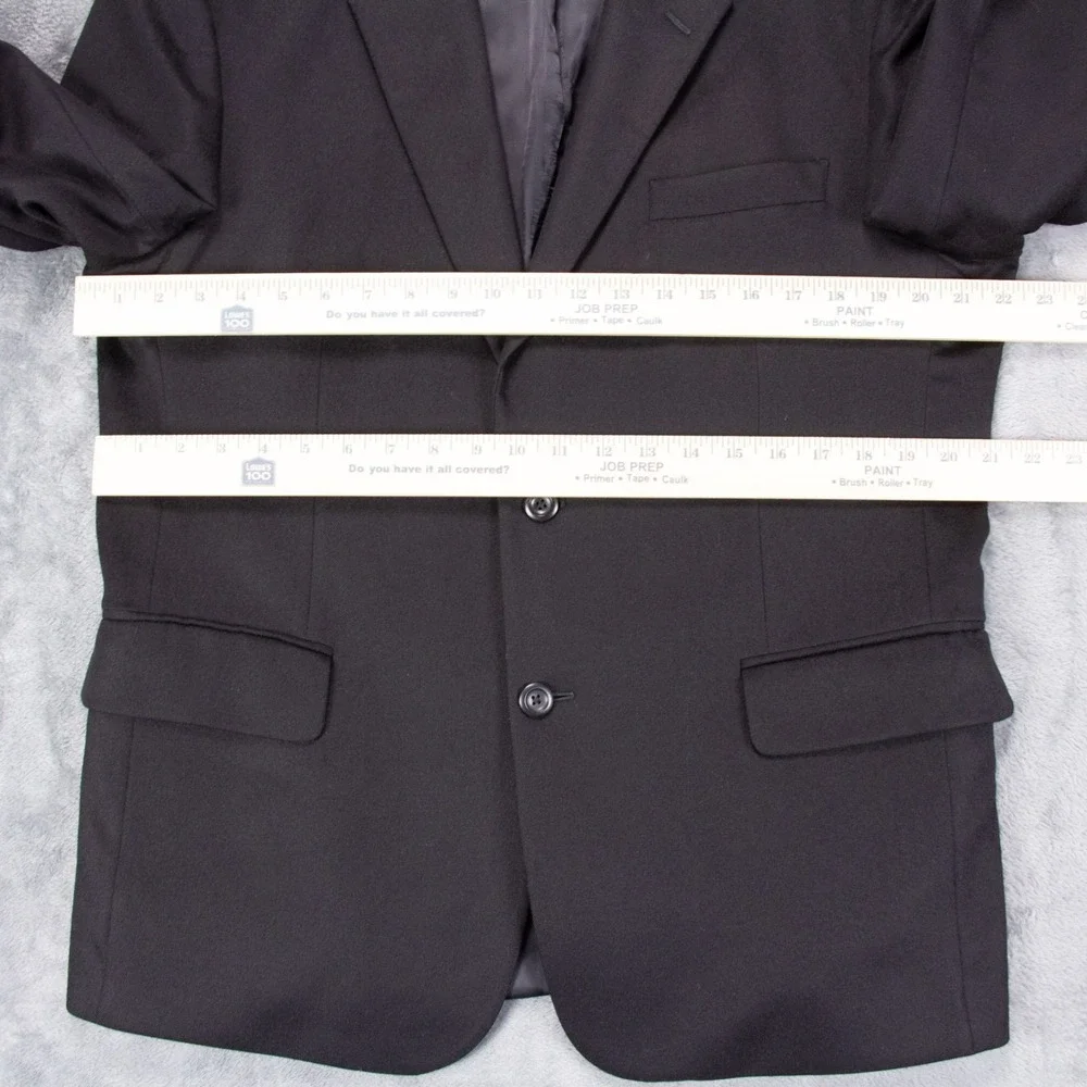 Jos A Bank Mens 42S Black 100% Cashmere Gold Button Blazer Sport Coat 2 BTN‎
